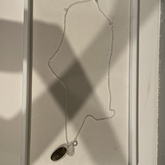 Gemstone Trinity Necklace - Picture 4 of 5